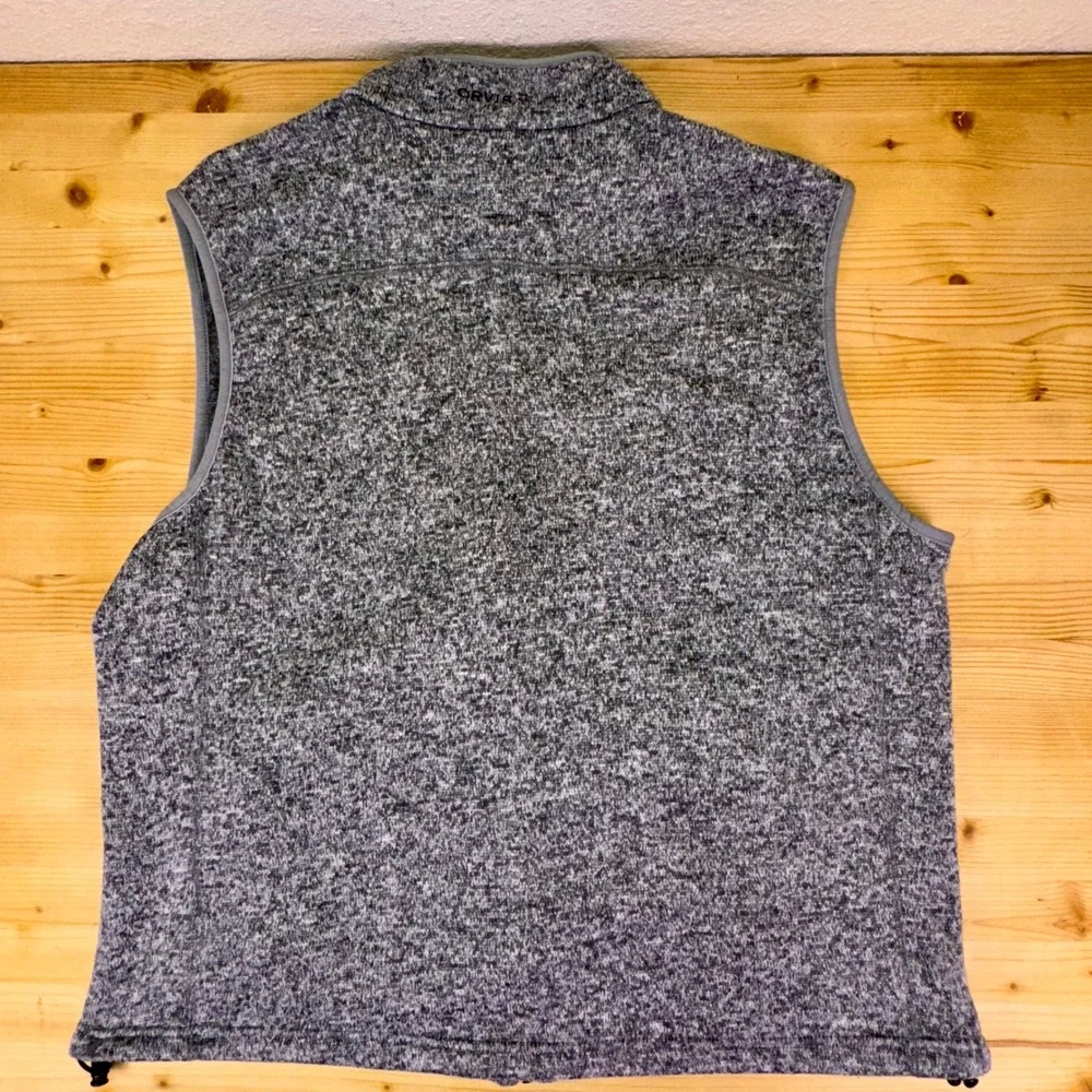 Orvis‎ Gray Fleece Full Zip Vest Men's XL Outdoor Casual Layering